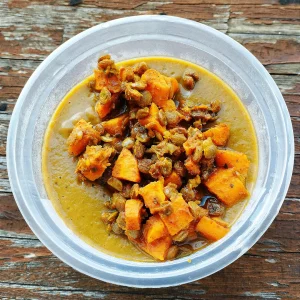 Mexican brown lentil Soup