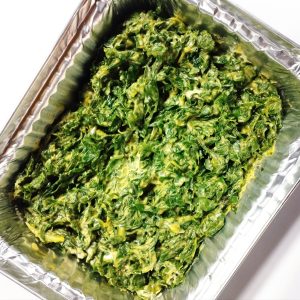 Creamed spinach